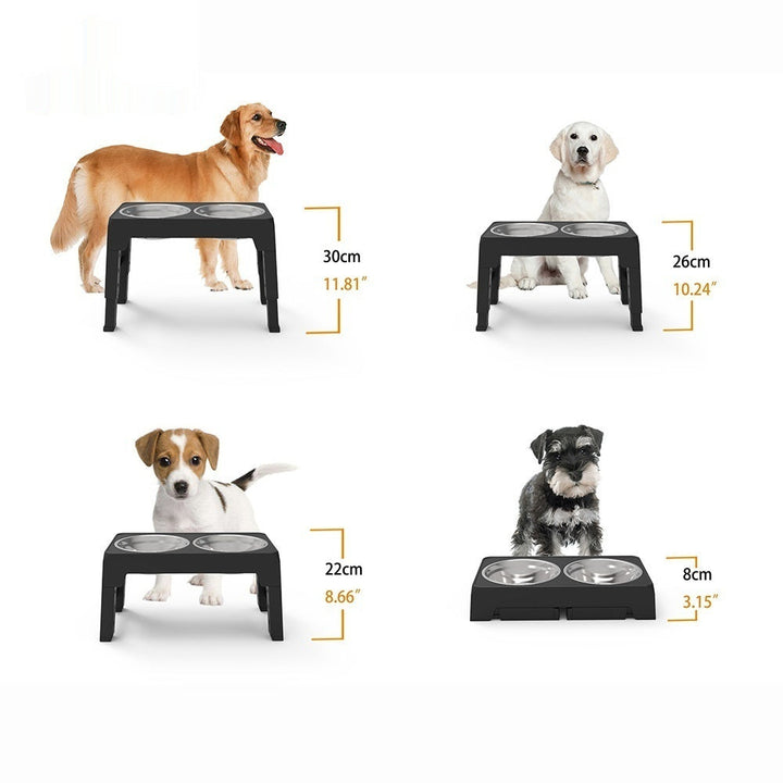 Elevate Your Dog's Dining Experience with the Lifting Dog Bowl Food Basin Integrated