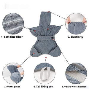 Upgrade Your Pet's Bath Time with Our Cotton Dog Bath Towel