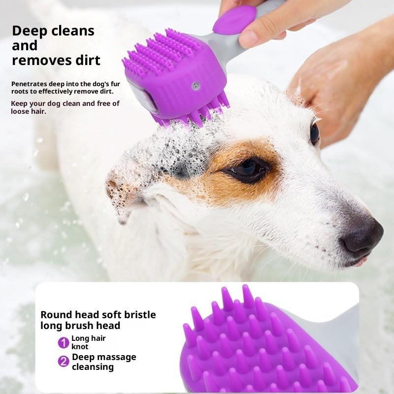Pet Shower Brush Dog Float Hair Cleaning