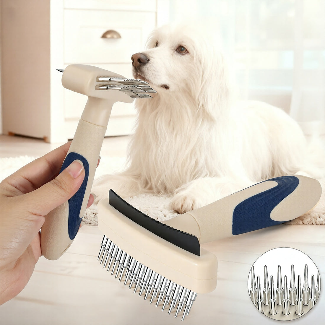 Brush For Removing Loose And Dead Hair