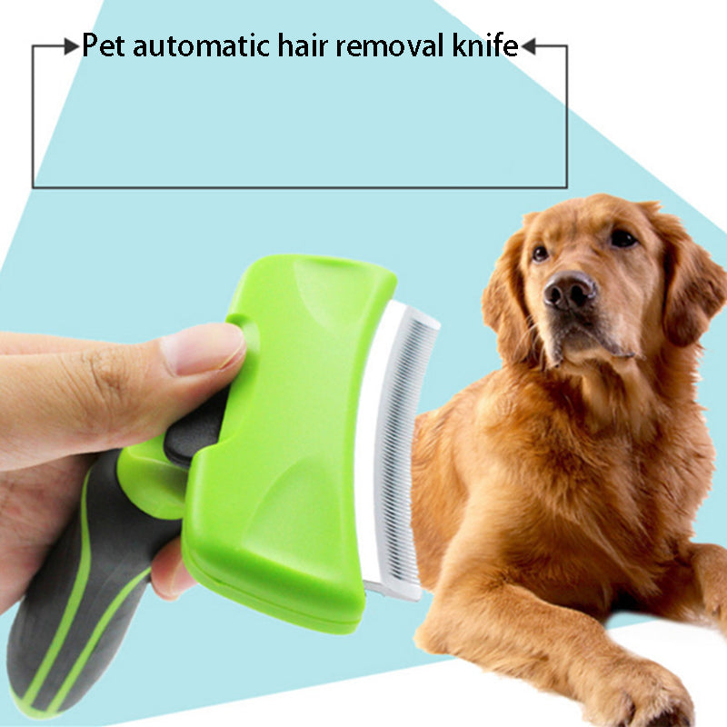 Grooming-Brush Deshedding-Tool Pet-Hair-Remover