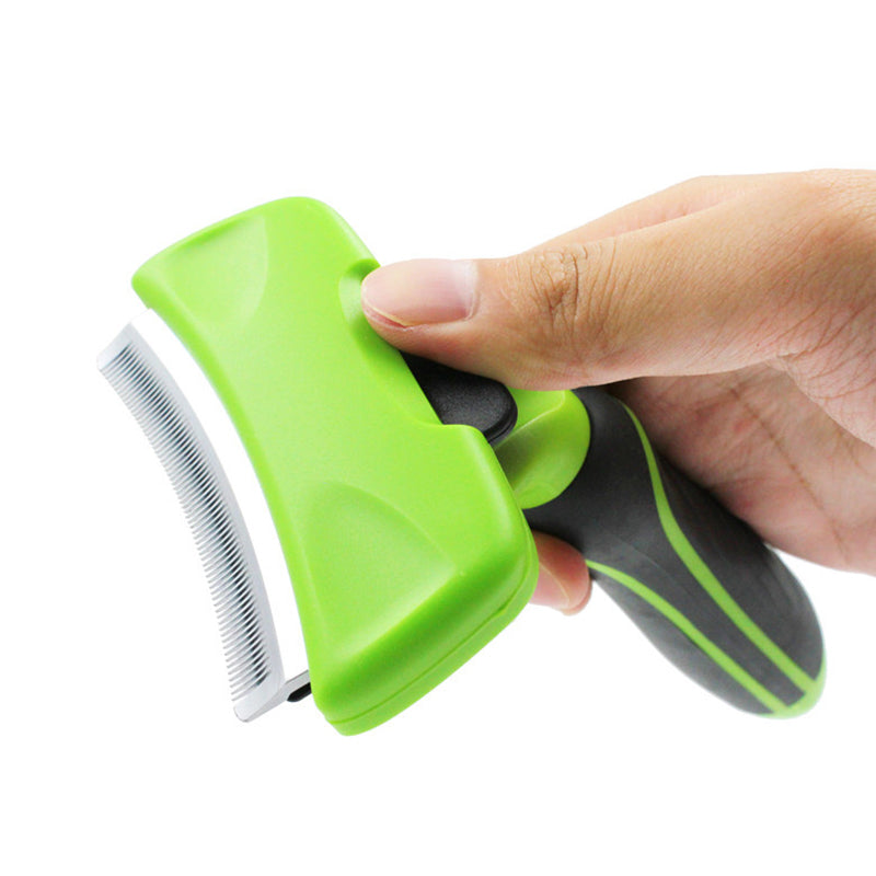 Grooming-Brush Deshedding-Tool Pet-Hair-Remover
