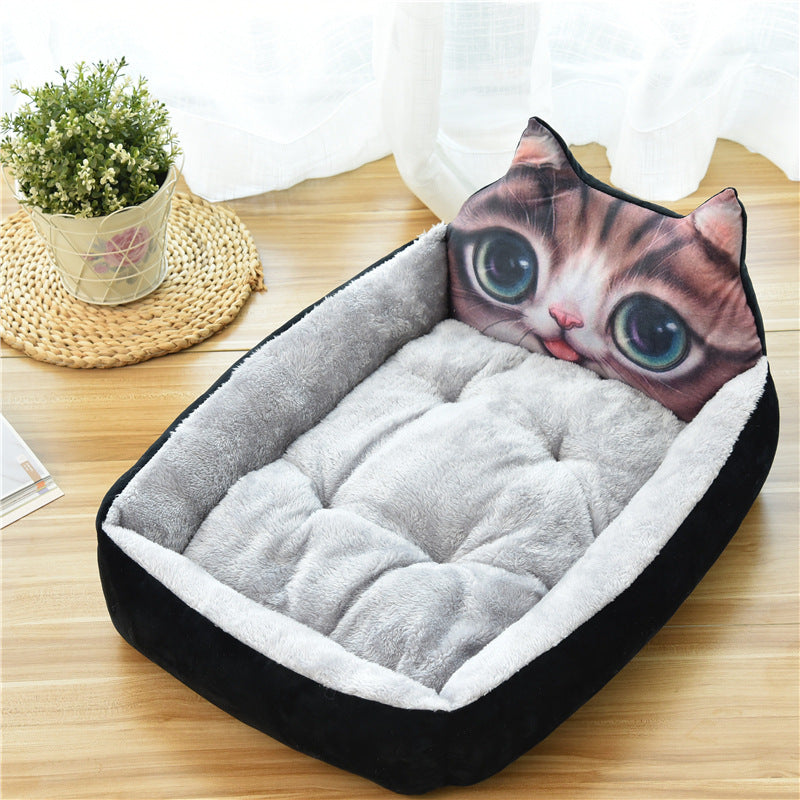 7Colors Warm Cozy Dog House Soft Fleece Nest Dog Baskets