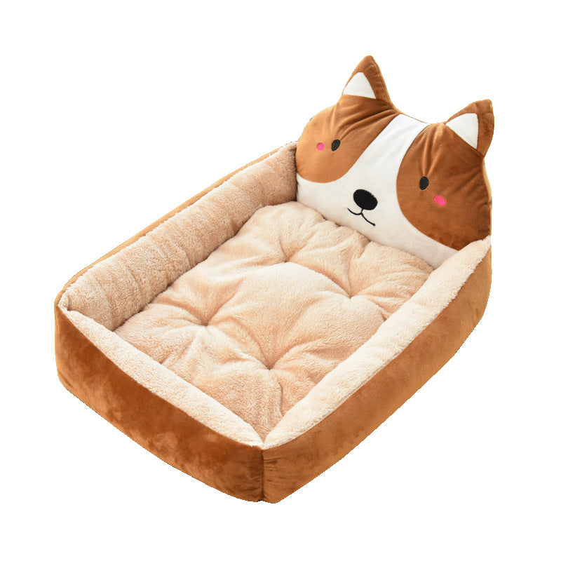 7Colors Warm Cozy Dog House Soft Fleece Nest Dog Baskets