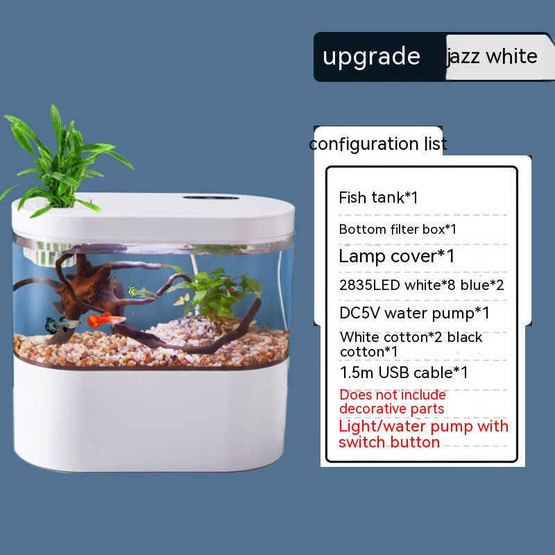 Mini Small Change Water Household Fish Tank