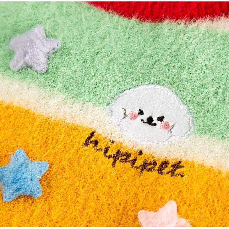 Cat Cartoon Star Striped Parent-child Sweater