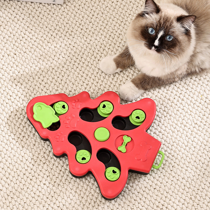 Interactive Dog Puzzle Toys Non-slip Bowl