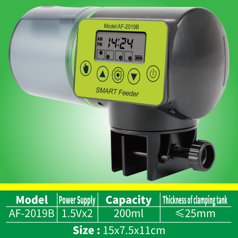 Large capacity fish feeder