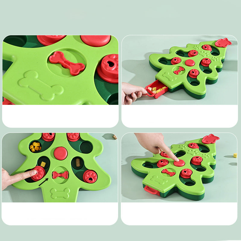 Interactive Dog Puzzle Toys Non-slip Bowl