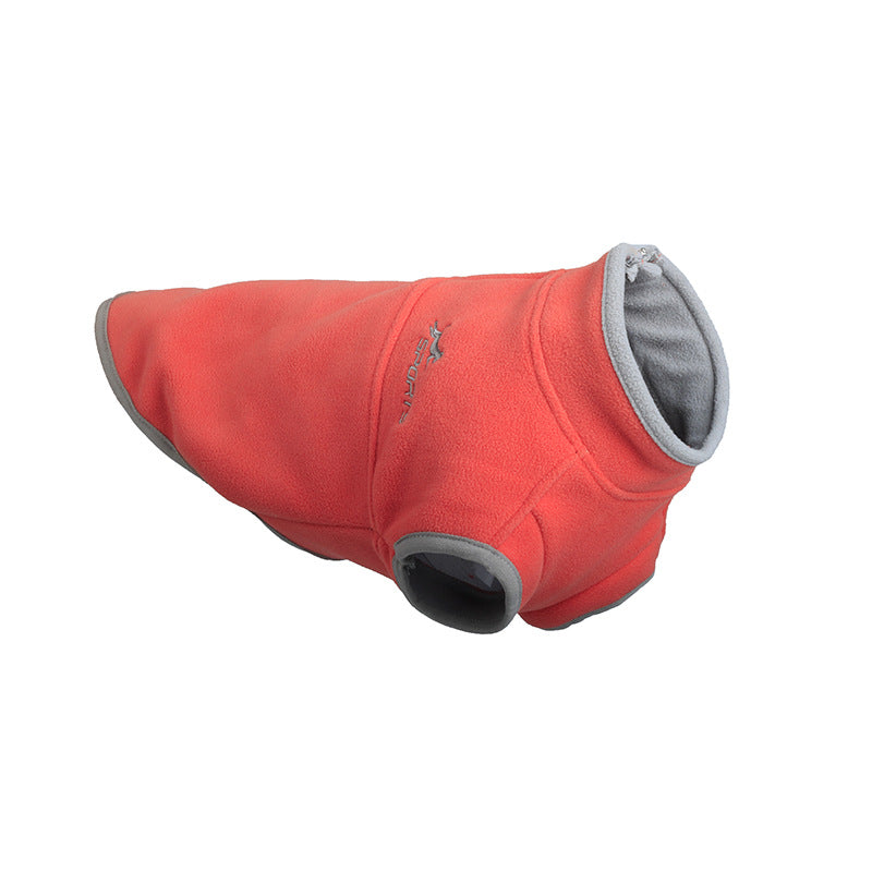 Pure Color Thick Polar Fleece Pet Sweater
