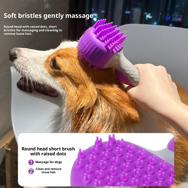 Pet Shower Brush Dog Float Hair Cleaning