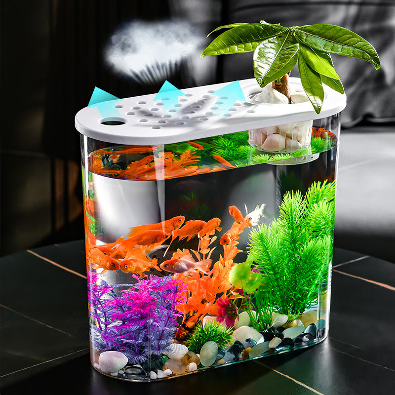 Acrylic Transparent Ecological Goldfish Tank
