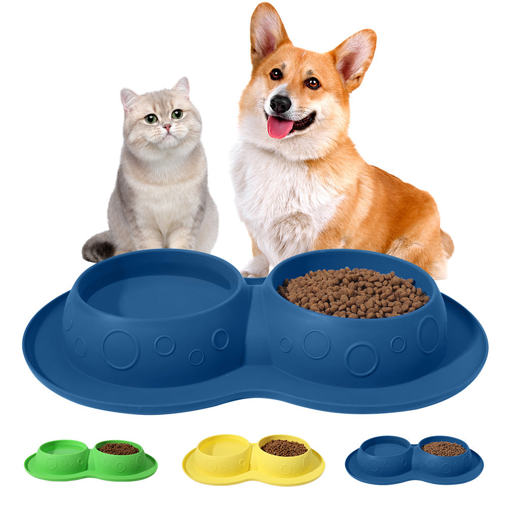 2 In 1 Mat Pad Pet Bowls & Feeders