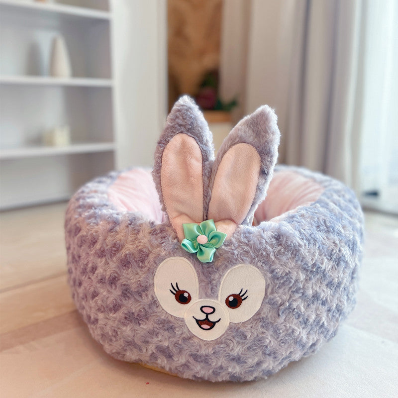 Universa Plush Pet Nest Cushion Round Bed