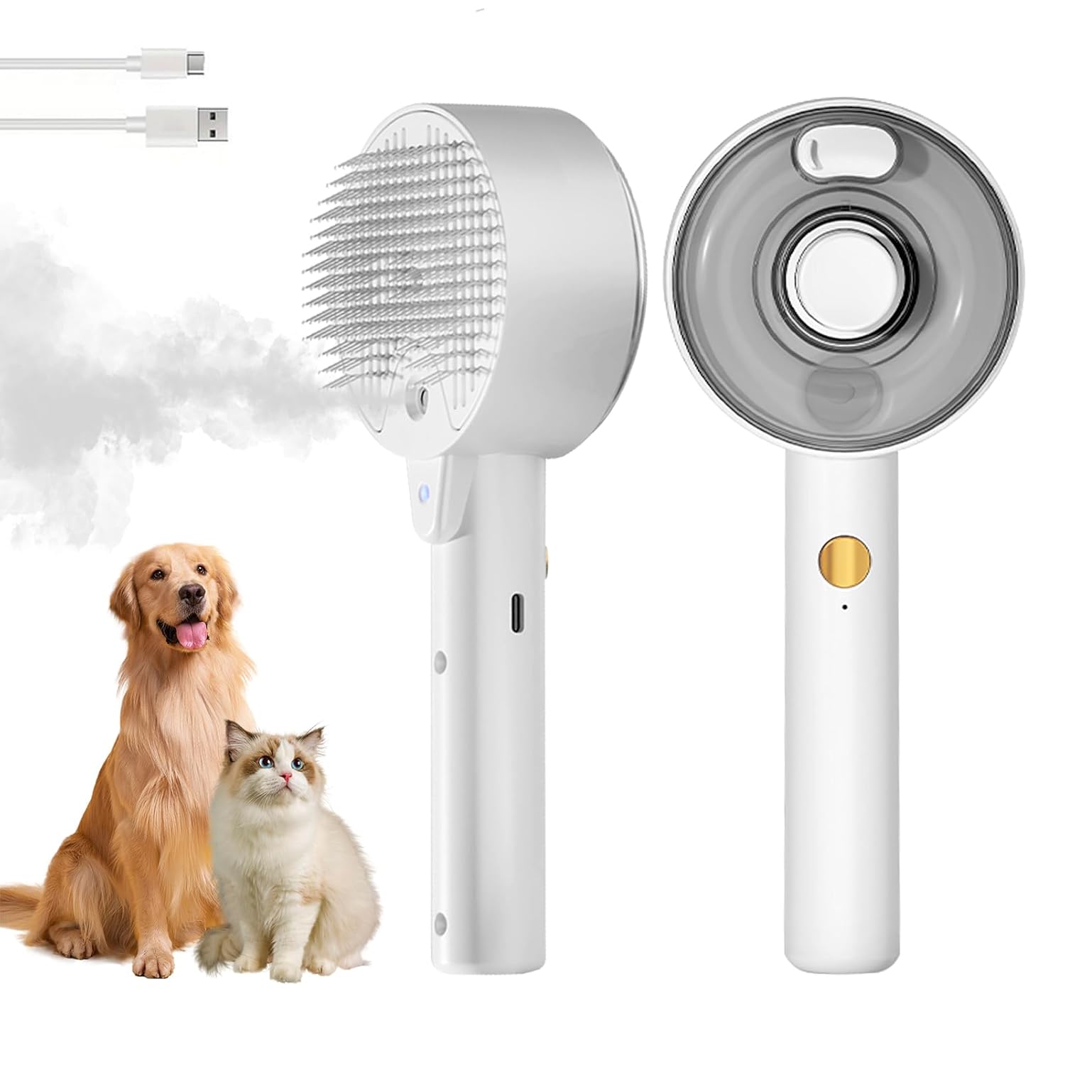 Cat Steam Brush For Shedding