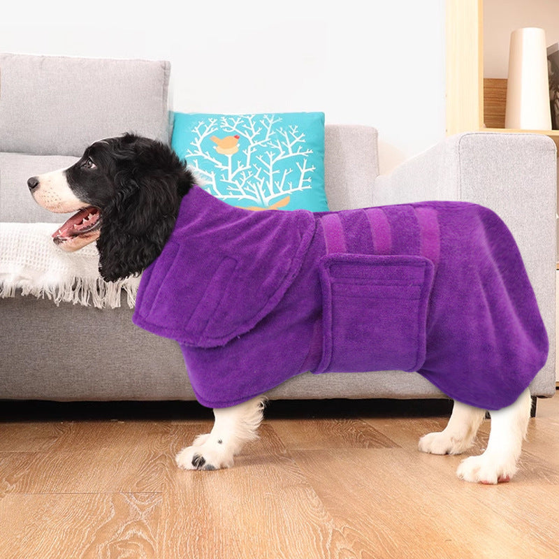 Pet Super Absorbent Fiber Bath Towel