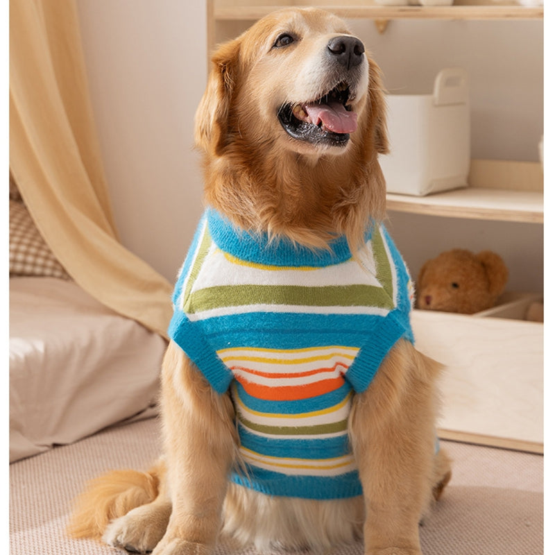 Winter Simple And Versatile Striped Sweater