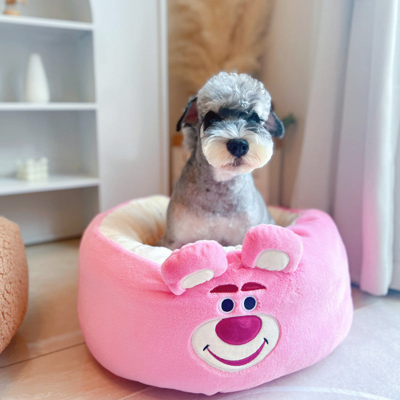 Universa Plush Pet Nest Cushion Round Bed