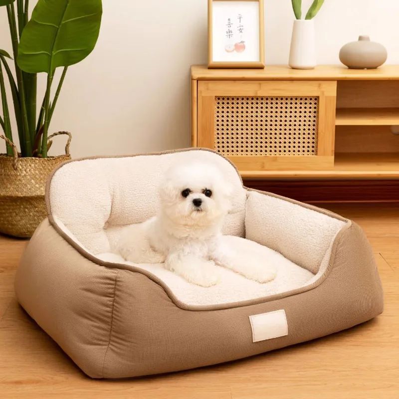 Cozy Plush Pet Bed Warm Washable Fluffy Sofa Blanket