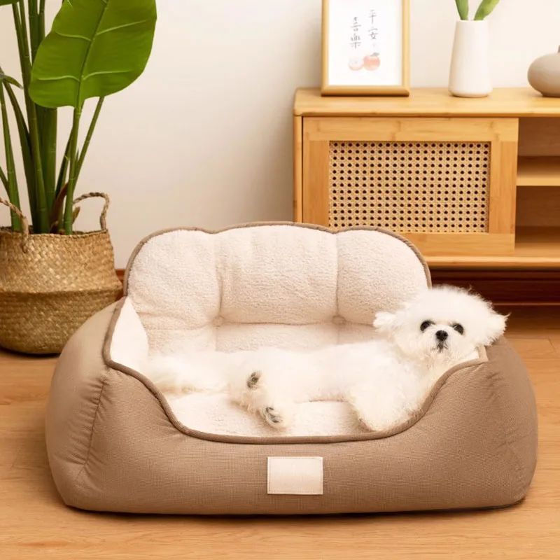 Cozy Plush Pet Bed Warm Washable Fluffy Sofa Blanket