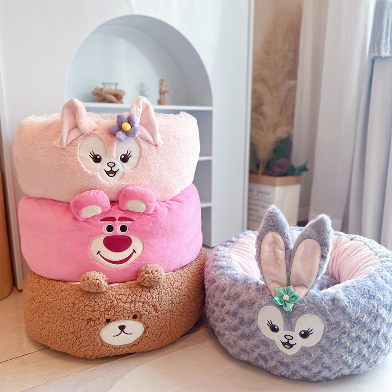 Universa Plush Pet Nest Cushion Round Bed