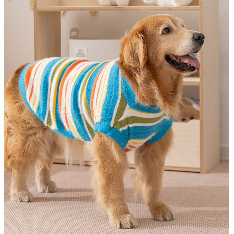 Winter Simple And Versatile Striped Sweater