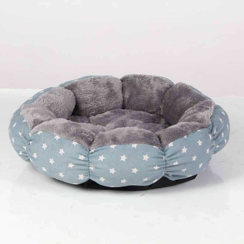 Donut Bed For Puppy And Kitten Round Fluffy Pet Bed