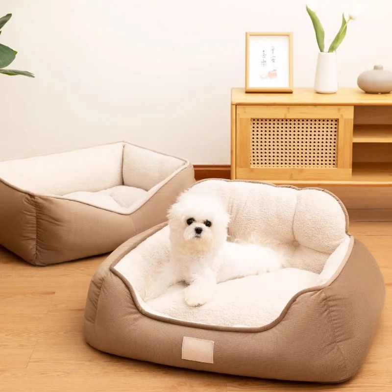 Cozy Plush Pet Bed Warm Washable Fluffy Sofa Blanket