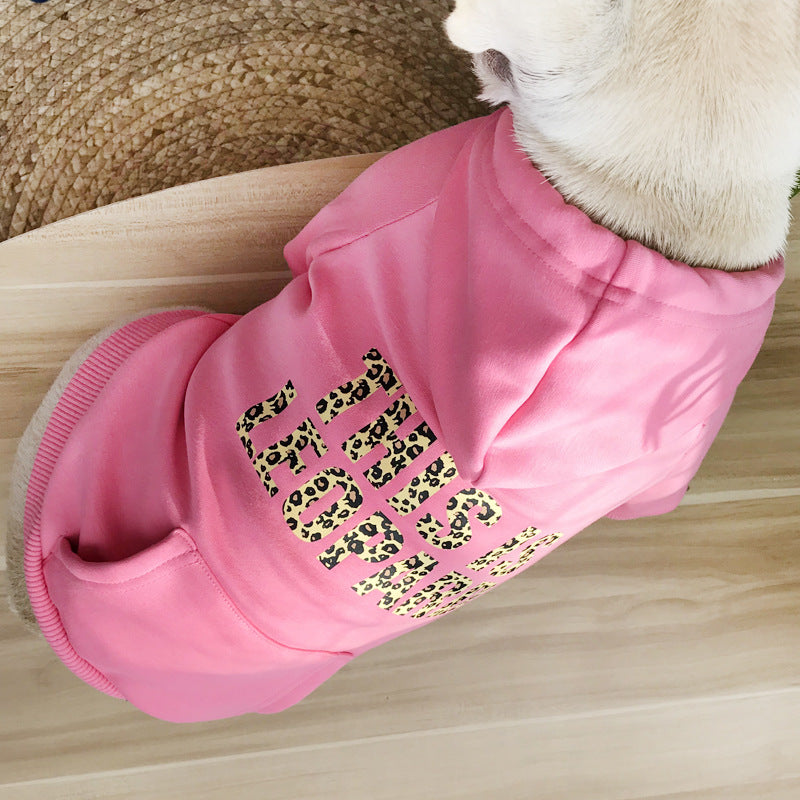 Pet Clothing Plus Fleece Dog Sweater