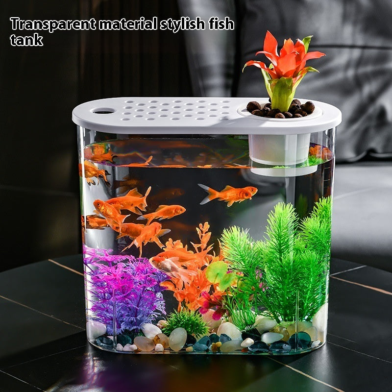 Acrylic Transparent Ecological Goldfish Tank
