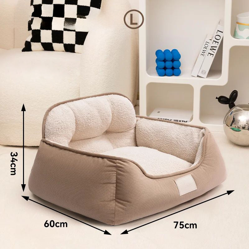 Cozy Plush Pet Bed Warm Washable Fluffy Sofa Blanket