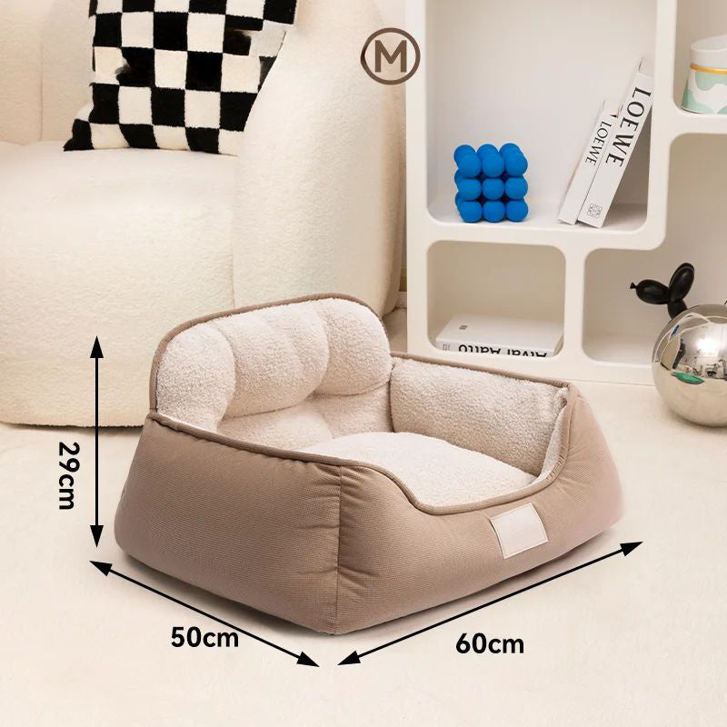 Cozy Plush Pet Bed Warm Washable Fluffy Sofa Blanket