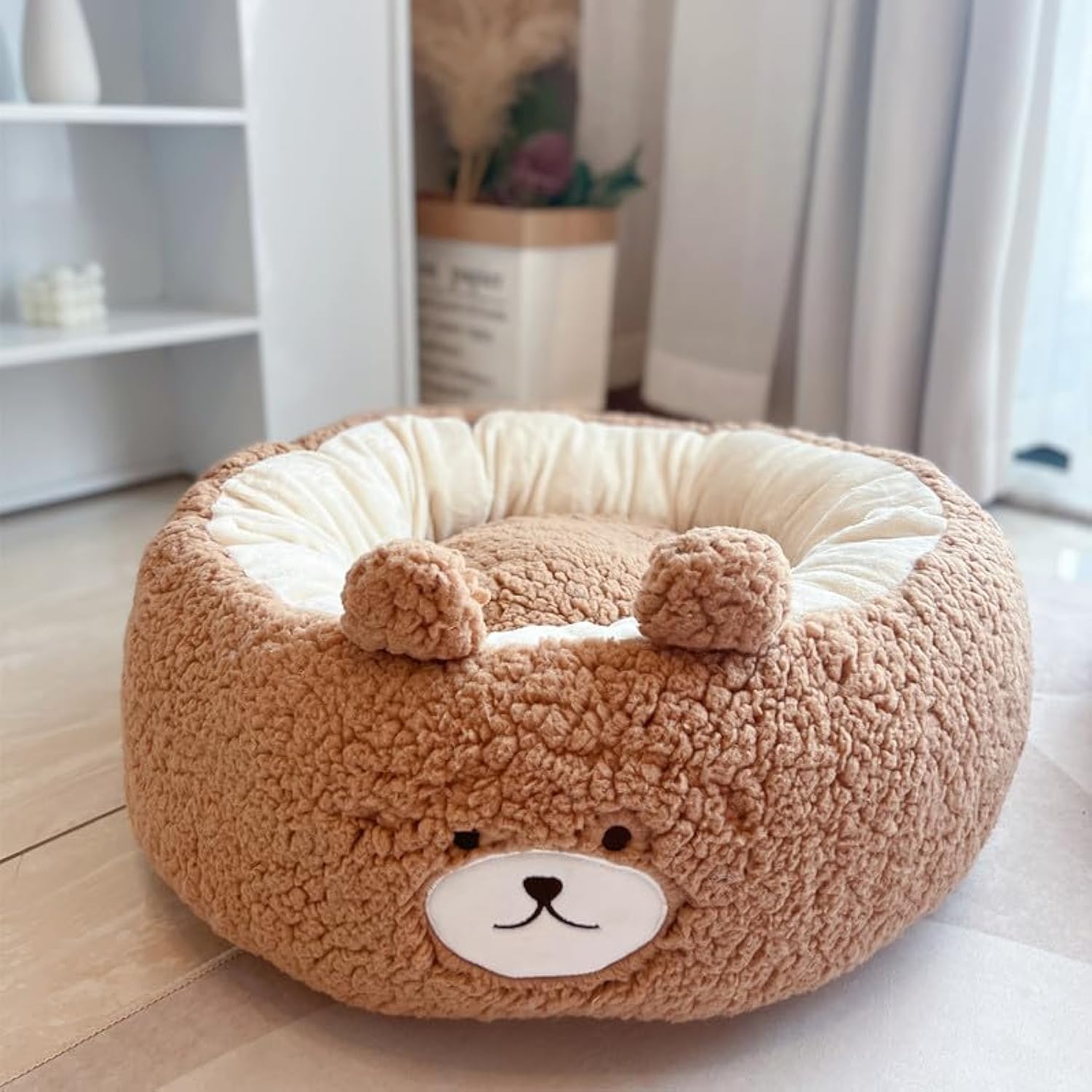 Universa Plush Pet Nest Cushion Round Bed